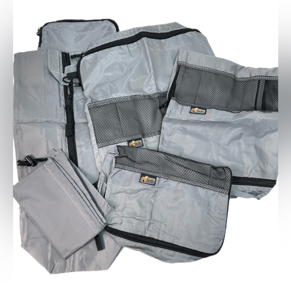 Gorilla Grip 6 piece set travel Packing Cubes - Picture 6 of 16